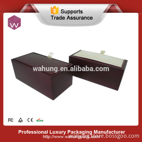 Luxury Custom Logo Paper Cufflinks Box packaging wholesale